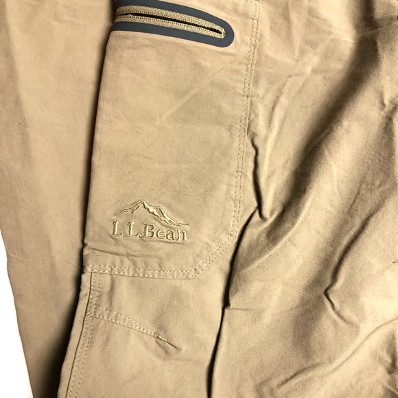 L.L. Bean Beige Hiking Pants Mens Size 34 - Picture 3 of 5